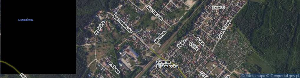 Zdjęcie satelitarne Krótka ul.